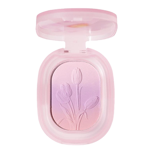 NOVO三色渐变腮红盘超自然膨胀收缩一体防水低饱和适合淡妆平价女