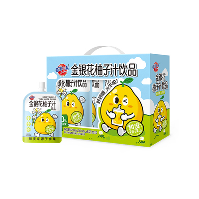 500ml金银花柚子汁雪梨枇杷汁