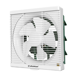 金羚排气扇12寸方形排风扇厨房抽风机强力卫生间换气扇家用窗式墙
