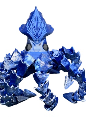 3D打印全关节可动北海巨妖克拉肯