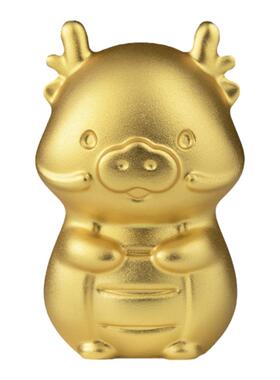 铜师傅金龙报喜桌面摆件办公书桌镇纸生肖龙礼物日常送礼可爱