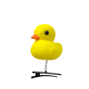 小鸡发夹小黄鸭发夹儿童卖萌弹簧头饰班级幼儿园班级分享小礼品