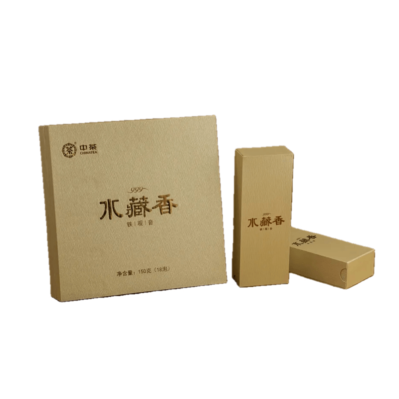 中茶CK999水藏香特级安溪铁观音兰花香浓香型盒装送礼150g