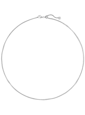 999足银素链银饰项链女款