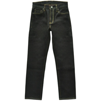 沾酱重磅火山双染咔叽牛仔裤