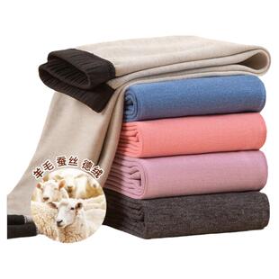 罗蒙儿童保暖裤男童加绒德加厚秋裤女童棉毛裤子中大童内穿绒线裤