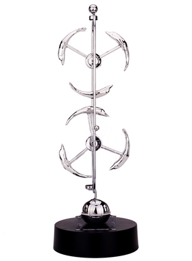 混沌摆永动机，自动摇晃！