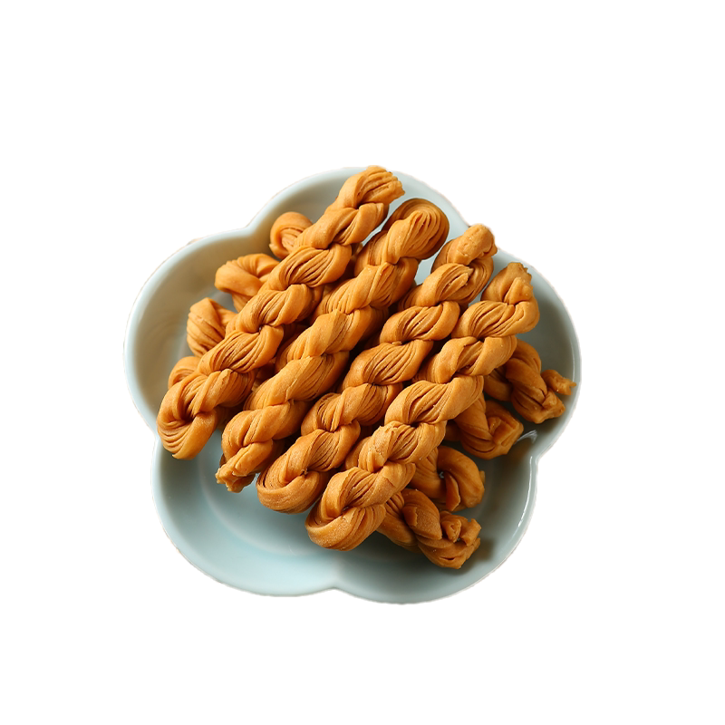 梦仲瑶蟹黄味黄油千层麻花手工制作进口新西兰奶源烘焙糕点