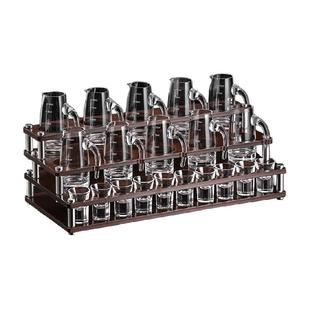 格娜斯白酒杯分酒器套装水晶玻璃酒杯中国风子弹杯高档高端酒具