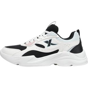 特步女鞋运动鞋女士冬季新款老爹鞋网面休闲鞋2025新款官方鞋子女