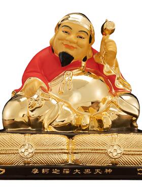 铜大黑天玛哈嘎摩诃迦罗装饰摆件