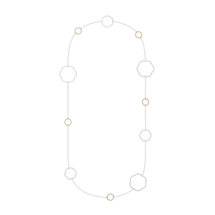 MAISON MIRAGE灵界 灵云18K金云朵长项链原创设计小众镶嵌毛衣链