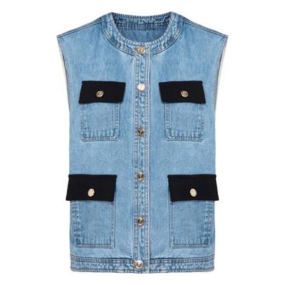 【限时折上折】HPLY荷比俪夏工装风水洗无袖马甲HYD22660048