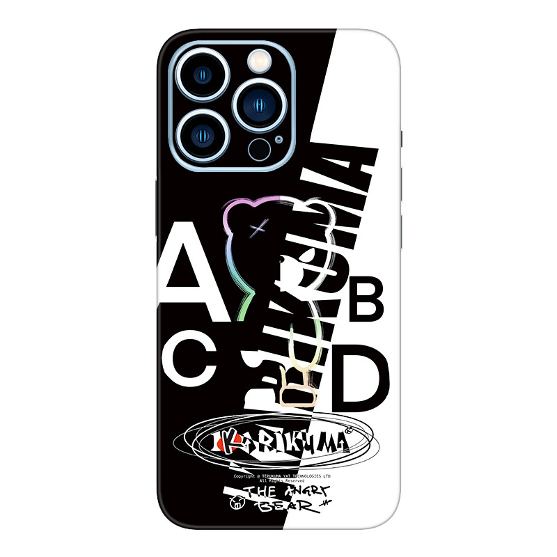 iPhone17手机贴纸苹果14Pro彩膜13卡通背膜12全包边15后壳贴膜xsmax后膜16定制