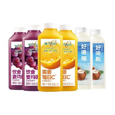 味全多口味果汁饮料900ml×6瓶