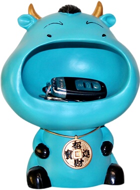 进门钥匙收纳摆件轻奢客厅茶几