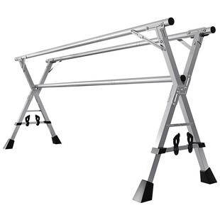 折叠晾衣架室内家用阳台落地卧室不锈钢伸缩加厚晾衣杆晒被子神器