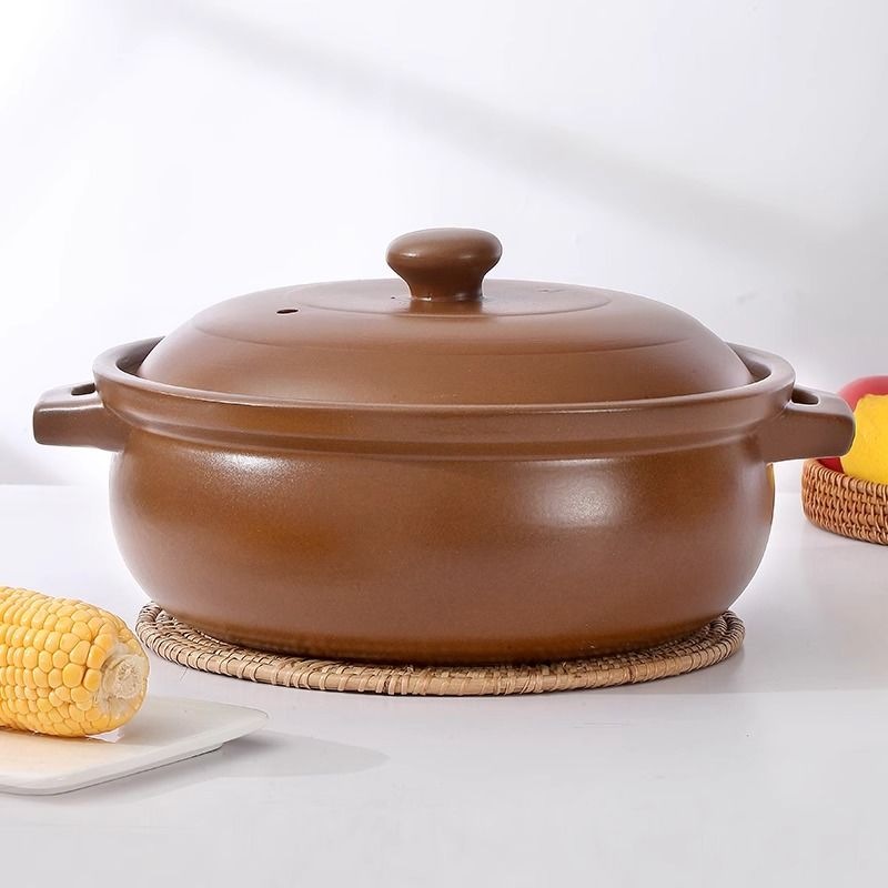 大口径砂锅大容量平定非遗火锅专用炖锅燃气灶汤煲家用商用沙锅