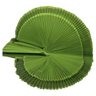 超值爆款大风琴百褶硬网纱褶皱面料服装手工diy婚礼造型装饰布料