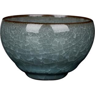 匠仙曾广旭冰裂纹建盏茶杯主人杯单杯高档茶碗个人专用男士茶盏