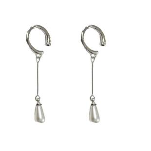 轻奢气质珠珠流苏耳骨夹女2025新款爆款无耳洞耳夹时尚高级感耳饰