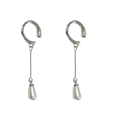 轻奢气质珠珠流苏耳骨夹女2026新款爆款无耳洞耳夹时尚高级感耳饰