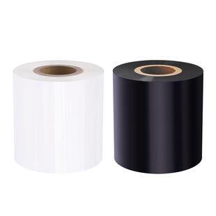 和岳新材可打印套管热缩管专用黑色树脂基碳带PVC标签打印机专用HY3083碳带