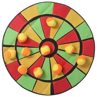 投掷粘球靶儿童幼儿园玩具投掷球飞投掷靶粘粘球沙包镖盘飞镖靶