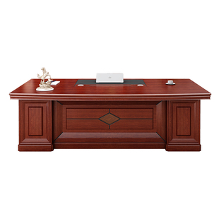 办公桌大班台简约现代单人主管桌总裁经理桌新中式老板桌椅组合