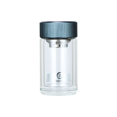 纯钛双层玻璃杯耐热160ml迷你杯