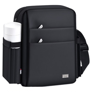 七匹狼男款单肩包休闲斜挎包帆布包2026新款小背包大容量男士包包