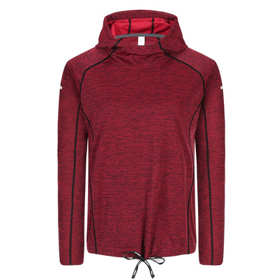 健身宽松速干长袖连帽跑步瑜伽服