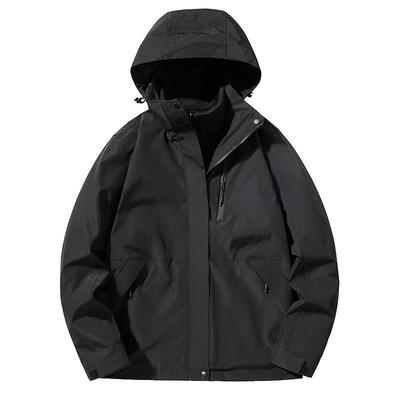 稻草人冲锋衣男女款2025新款春秋冬三合一可拆卸防风防水登山服男