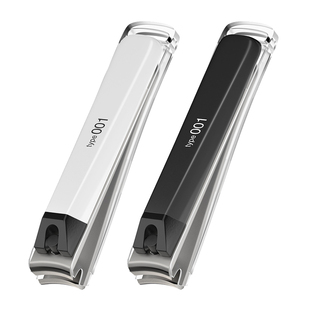 贝印指甲刀日本单个装防飞溅高档指甲剪女指甲钳大号套装家用