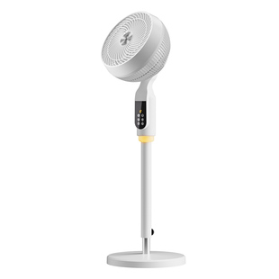 林边空气循环扇家用大风力智能语音直流落地扇卧室氛围夜灯电风扇