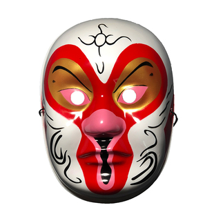 PVC彩绘中国风京剧脸谱cos 塑料戏剧梅兰芳面具舞会化妆表演道具