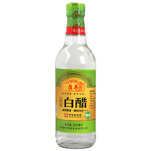 上海鼎丰白醋500ml家用食用醋烹饪炒菜凉拌蘸料泡菜腌菜商用