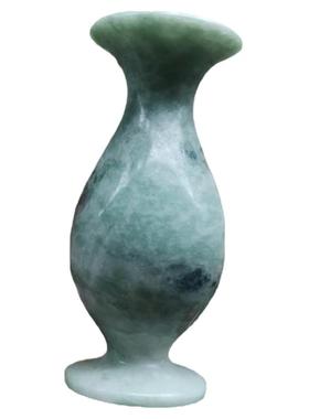 插花香炉天然插花石材香炉汉白玉