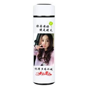 韩版定制情侣保温杯照片定制