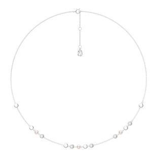 赫生HUSSAIN音程间奏珍珠项链天然淡水女长款配饰不掉色简约纯银