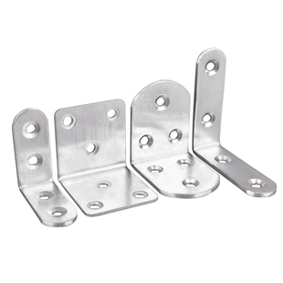 不锈钢角码三角直片固定器角铁支架加固家具衣柜固定件金属支撑架