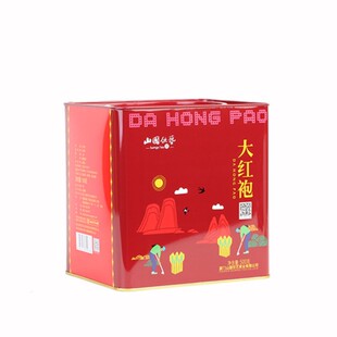 山国工夫茶 商务大红袍武夷岩茶500克超大分量铁罐装 山国饮艺