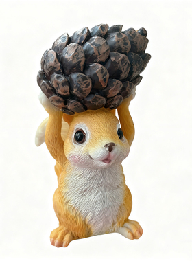 童话感～福利小松鼠摆件