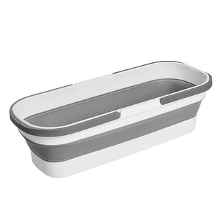 拖地折叠水桶塑料拖把桶长方形储水拖地盆带轮拖地桶大容量水桶