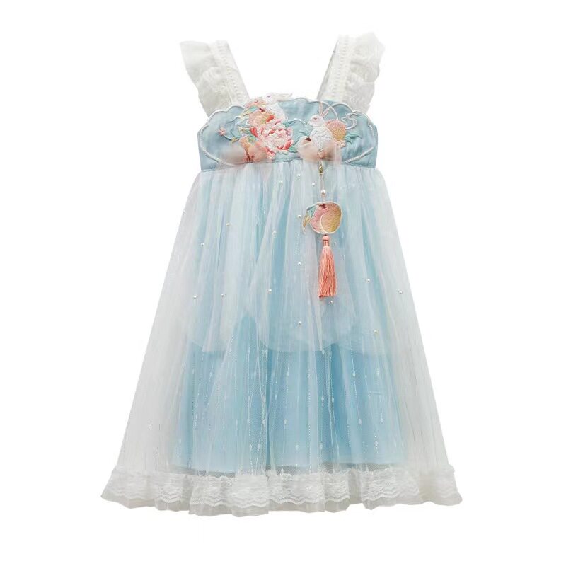 汉服女童春秋宝宝齐胸敦煌襦裙
