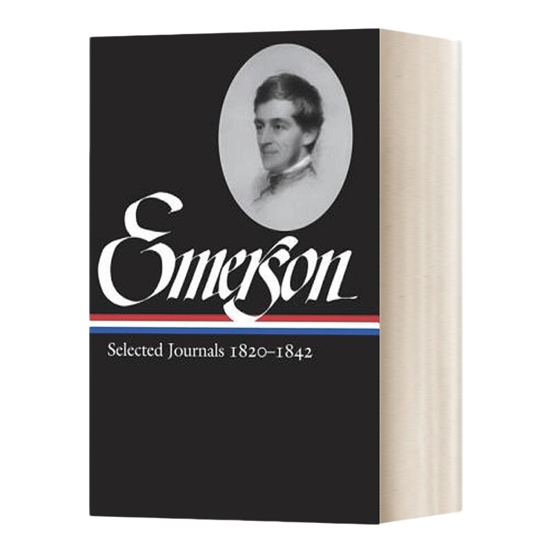 英文原版 Ralph Waldo Emerson 拉尔夫 沃尔多 爱默生 期刊选集第1卷 1820-1842 美国图书馆 精装 英文版 进口英语原版书籍