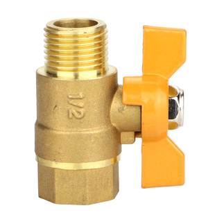 全铜加厚燃气阀门天然气4分球阀带开关燃气管专用煤气软管三通阀