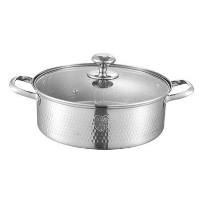 鸳鸯锅304不锈钢食品级火锅盆