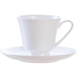 景德镇白色骨瓷挂耳咖啡杯英式下午茶杯子家用釉下彩陶瓷水拿铁杯