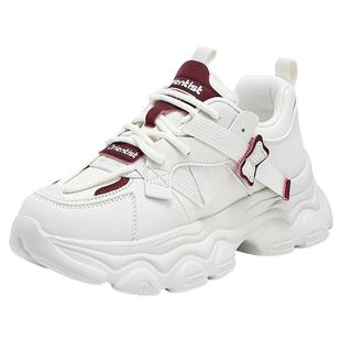 大东巨好看的厚底老爹鞋女款2025新款秋冬百搭小白鞋增高鞋运动鞋